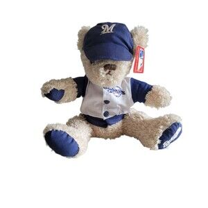 Fiesta MLB Milwaukee Brewers  Plus Bear Stuffed Animal With Tag 2005